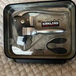 Kirkland Signature Silver and Black Corkscrew Set